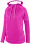 Womens, Scuba shaped 3 piece hood, Tonal Heather Hoodie POWER PINK/WHITE Primary
