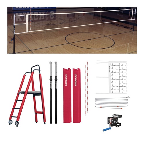 Porter Powr Hybrid Volleyball Competition Plus Package 3" Diameter. Free shipping.  Some exclusions apply.