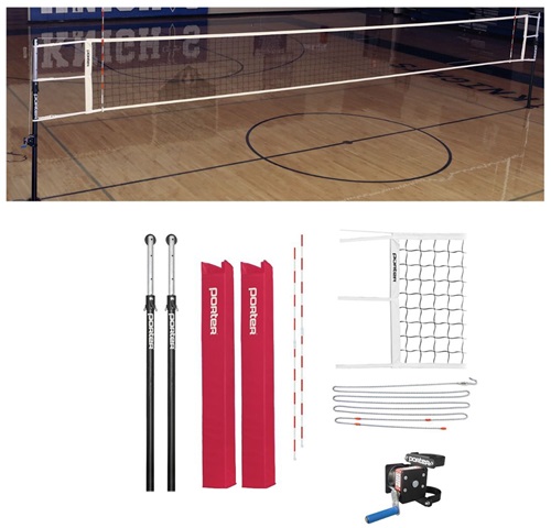 Porter Powr Hybrid Volleyball Competition Package 3" Diameter. Free shipping.  Some exclusions apply.