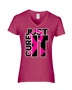 Epic Ladies Just Cure It V-Neck Graphic T-Shirts