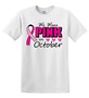 Epic Adult/Youth Pink October Cotton Graphic T-Shirts