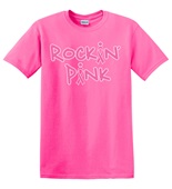 Epic Adult/Youth Rockin Pink Cotton Graphic T-Shirts