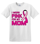 Epic Adult/Youth Pink for My Mom Cotton Graphic T-Shirts