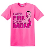 Epic Adult/Youth Pink for My Mom Cotton Graphic T-Shirts