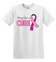 Epic Adult/Youth Pray for a Cure Cotton Graphic T-Shirts