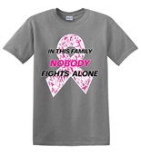 Epic Adult/Youth Nobody Fight Alone Cotton Graphic T-Shirts