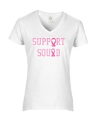 Epic Ladies Support Squad V-Neck Graphic T-Shirts