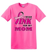 Epic Adult/Youth I Wear Pink 4 Mom Cotton Graphic T-Shirts