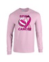 Epic Spike Cancer Long Sleeve Cotton Graphic T-Shirts