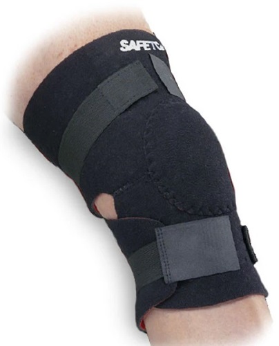  Adjustable Neoprene Closed Knee Support with Compression Straps (Each)