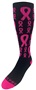 Over-The-Calf Breast Cancer Pink Ribbon & Little Ribbon Socks PAIR