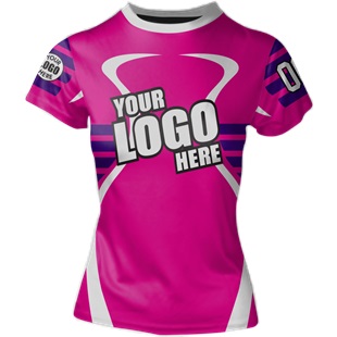 Sublimated Womens/Girls All-Sport Jersey - Custom "Cobra" Cool Performance Crew