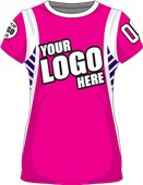 Sublimated Womens/Girls All-Sport Jersey - Custom "TrackerUnit" Cool Performance Crew