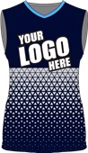 Womens/Girls Sublimated Basketball Jersey - Custom "Triangles" Cool Performance Tank