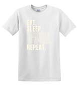 Epic Adult/Youth Eat Sleep Kids Sports Repeat Cotton Graphic T-Shirts