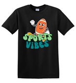 Epic Adult/Youth Sports Vibes Retro Football Cotton Graphic T-Shirts