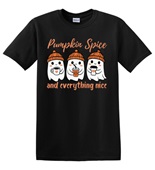 Epic Adult/Youth Pumpkin Spice Everything Nice Coffee Cotton Graphic T-Shirts