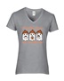 Epic Ladies Pumpkin Spice Everything Nice Coffee V-Neck Graphic T-Shirts