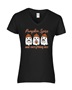 Epic Ladies Pumpkin Spice Everything Nice Coffee V-Neck Graphic T-Shirts