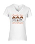 Epic Ladies Pumpkin Spice Everything Nice Coffee V-Neck Graphic T-Shirts