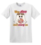 Epic Adult/Youth Say Boo Scary On Cute Disco Ghost Cotton Graphic T-Shirts