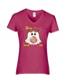 Epic Ladies Say Boo Scary On Cute Disco Ghost V-Neck Graphic T-Shirts