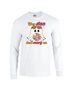 Epic Say Boo Scary On Cute Disco Ghost Long Sleeve Cotton Graphic T-Shirts