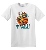 Epic Adult/Youth Its Fall Yall Pumpkin Autumn Cotton Graphic T-Shirts