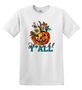 Epic Adult/Youth Its Fall Yall Pumpkin Autumn Cotton Graphic T-Shirts