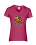 Epic Ladies Its Fall Yall Pumpkin Autumn V-Neck Graphic T-Shirts