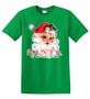 Epic Adult/Youth Santa Is On His Way Vintage Retro Cards Cotton Graphic T-Shirts