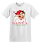 Epic Adult/Youth Santa Is On His Way Vintage Retro Cards Cotton Graphic T-Shirts