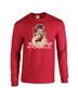 Epic Tis the Season to be Jolly Snowman Long Sleeve Cotton Graphic T-Shirts