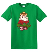 Epic Adult/Youth Merry Christmas Yall Cowboy Santa Cotton Graphic T-Shirts