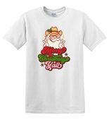 Epic Adult/Youth Merry Christmas Yall Cowboy Santa Cotton Graphic T-Shirts