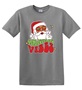 Epic Adult/Youth Christmas Vibes Hippie Santa Peace Cotton Graphic T-Shirts