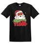 Epic Adult/Youth Christmas Vibes Hippie Santa Peace Cotton Graphic T-Shirts