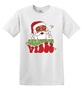 Epic Adult/Youth Christmas Vibes Hippie Santa Peace Cotton Graphic T-Shirts