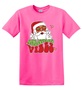 Epic Adult/Youth Christmas Vibes Hippie Santa Peace Cotton Graphic T-Shirts