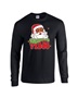 Epic Christmas Vibes Hippie Santa Peace Long Sleeve Cotton Graphic T-Shirts