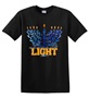 Epic Adult/Youth Hanukkah Love & Light Menorah Cotton Graphic T-Shirts