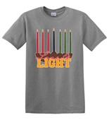 Epic Adult/Youth Kwanzaa Love & Light Kinara Cotton Graphic T-Shirts