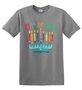 Epic Adult/Youth Hanukkah Oy to the World Menorah Cotton Graphic T-Shirts