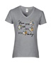 Epic Ladies You Spin Me Right Round Baby Dreidel V-Neck Graphic T-Shirts