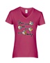 Epic Ladies You Spin Me Right Round Baby Dreidel V-Neck Graphic T-Shirts