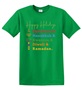 Epic Adult/Youth Happy Holidays Christmas Hanukkah Diwali Cotton Graphic T-Shirts