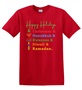 Epic Adult/Youth Happy Holidays Christmas Hanukkah Diwali Cotton Graphic T-Shirts