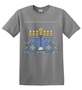 Epic Adult/Youth 2 Lit 2 Quit Hanukkah Ugly Sweater Style Cotton Graphic T-Shirts