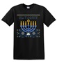 Epic Adult/Youth 2 Lit 2 Quit Hanukkah Ugly Sweater Style Cotton Graphic T-Shirts