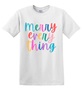 Epic Adult/Youth Merry Everything Happy Holidays Cotton Graphic T-Shirts